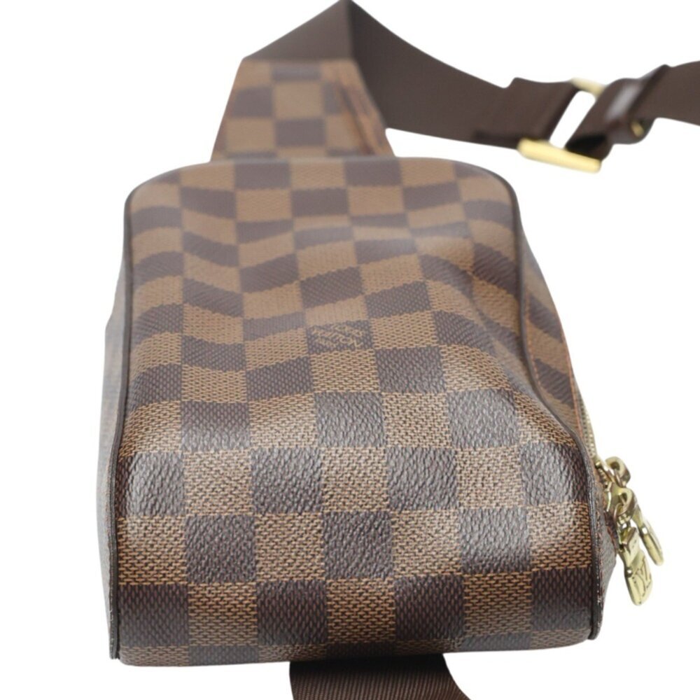 LOUIS VUITTON Authentic Brown Damier Canvas Hobo Bag - Picture 6 of 12